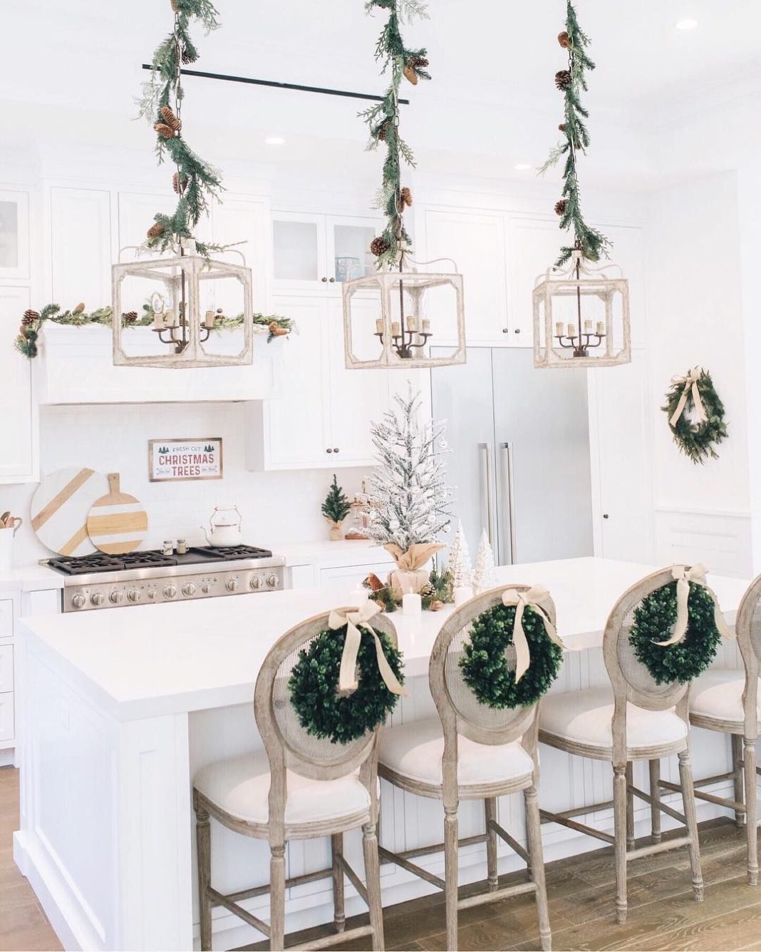 15 Ways to Decorate with Greenery for the Holidays - The Striped Barn
